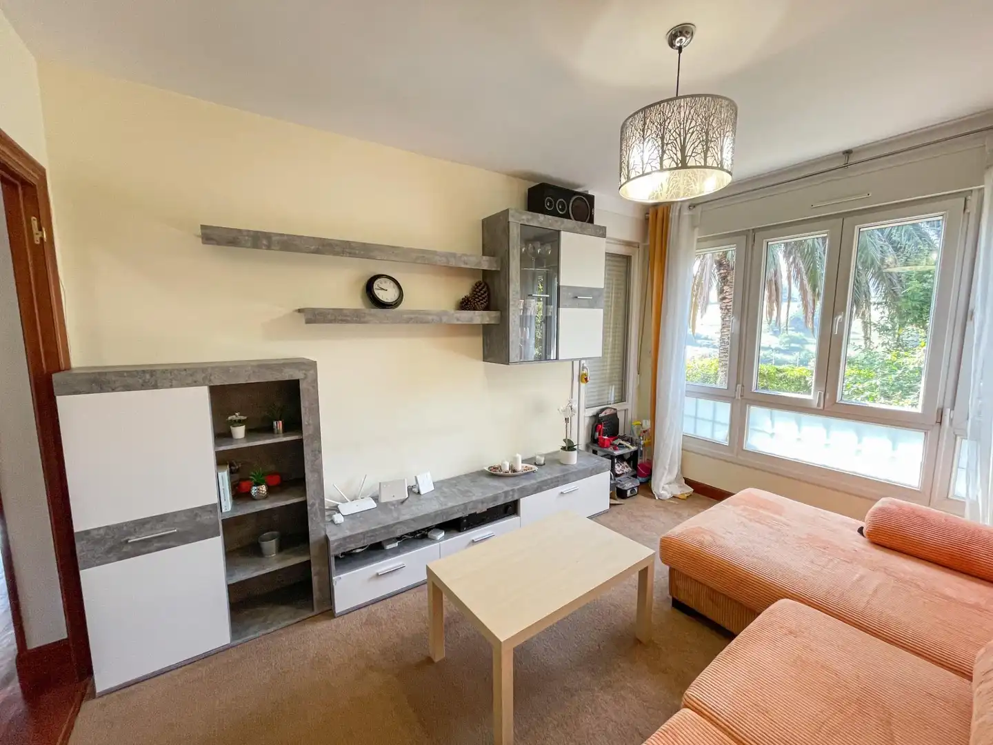 Living room of Houses for sale in Abanto y Ciérvana-Abanto Zierbena  with Heating, Private garden and Storage room
