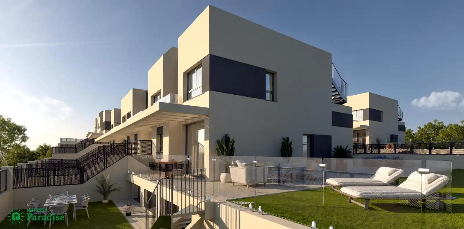 Vista exterior de Casa adosada en venta en Nerja