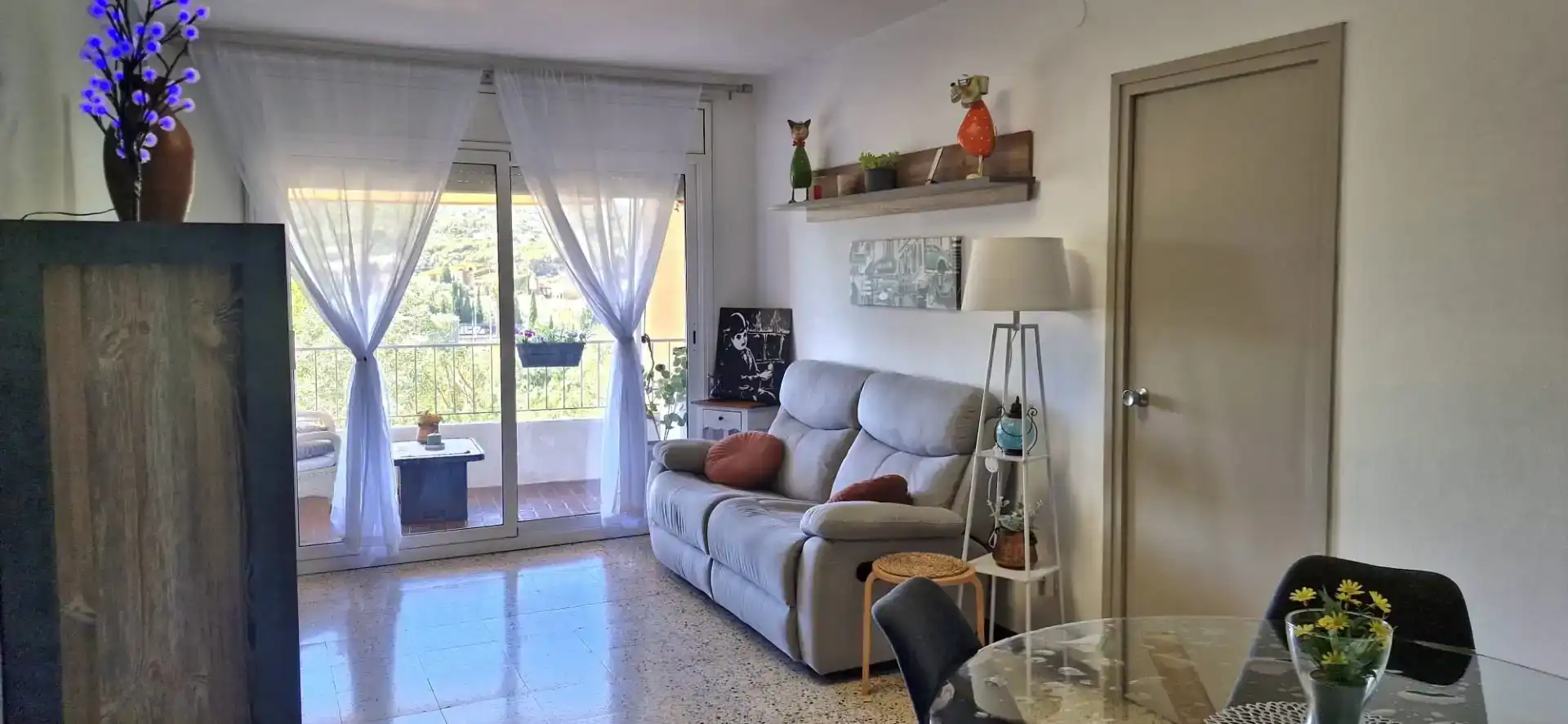 Sala d'estar de Àtic en venda en Calonge i Sant Antoni amb Aire condicionat