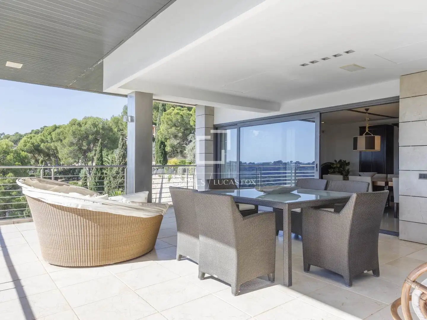 Terrassa de Casa o xalet en venda en Rocafort amb Aire condicionat, Calefacció i Jardí privat