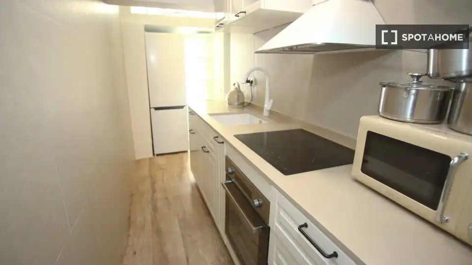 Kitchen of Flat for rent in Puçol  with Air Conditioner, Heating and Furnished
