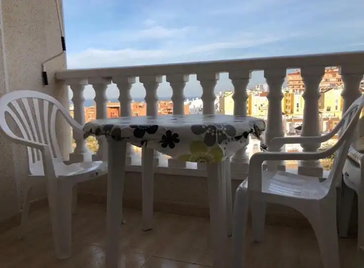 Balcony of Apartments for rent in Torrevieja  with Heating, Swimming Pool and Furnished