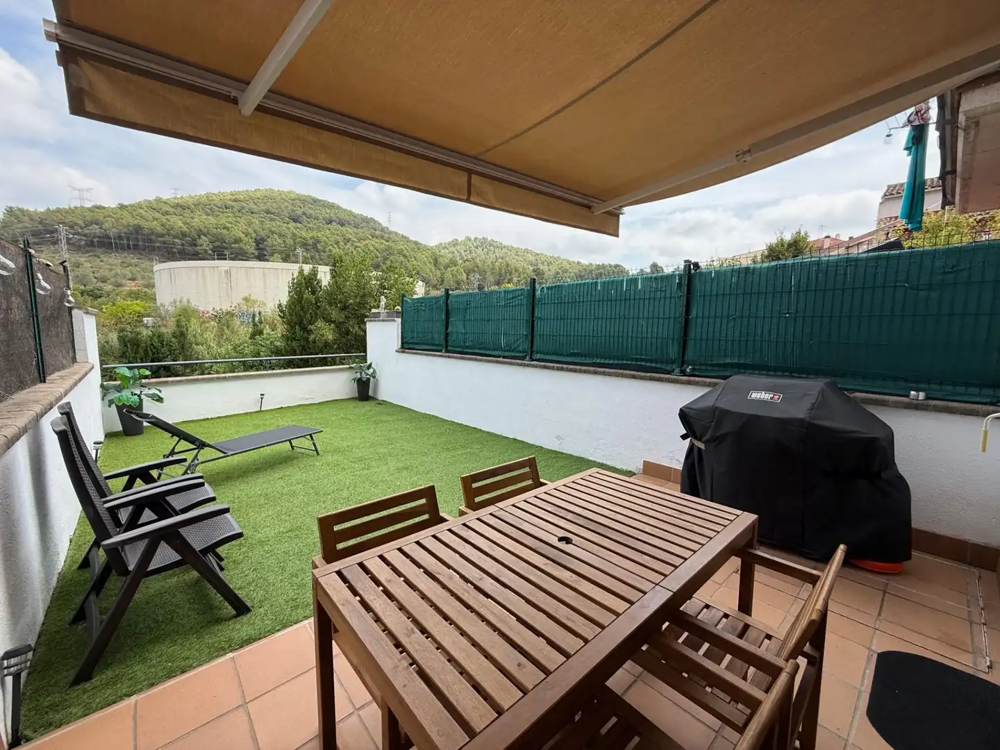 Terrassa de Casa adosada en venda en Castellar del Vallès amb Aire condicionat, Calefacció i Jardí privat