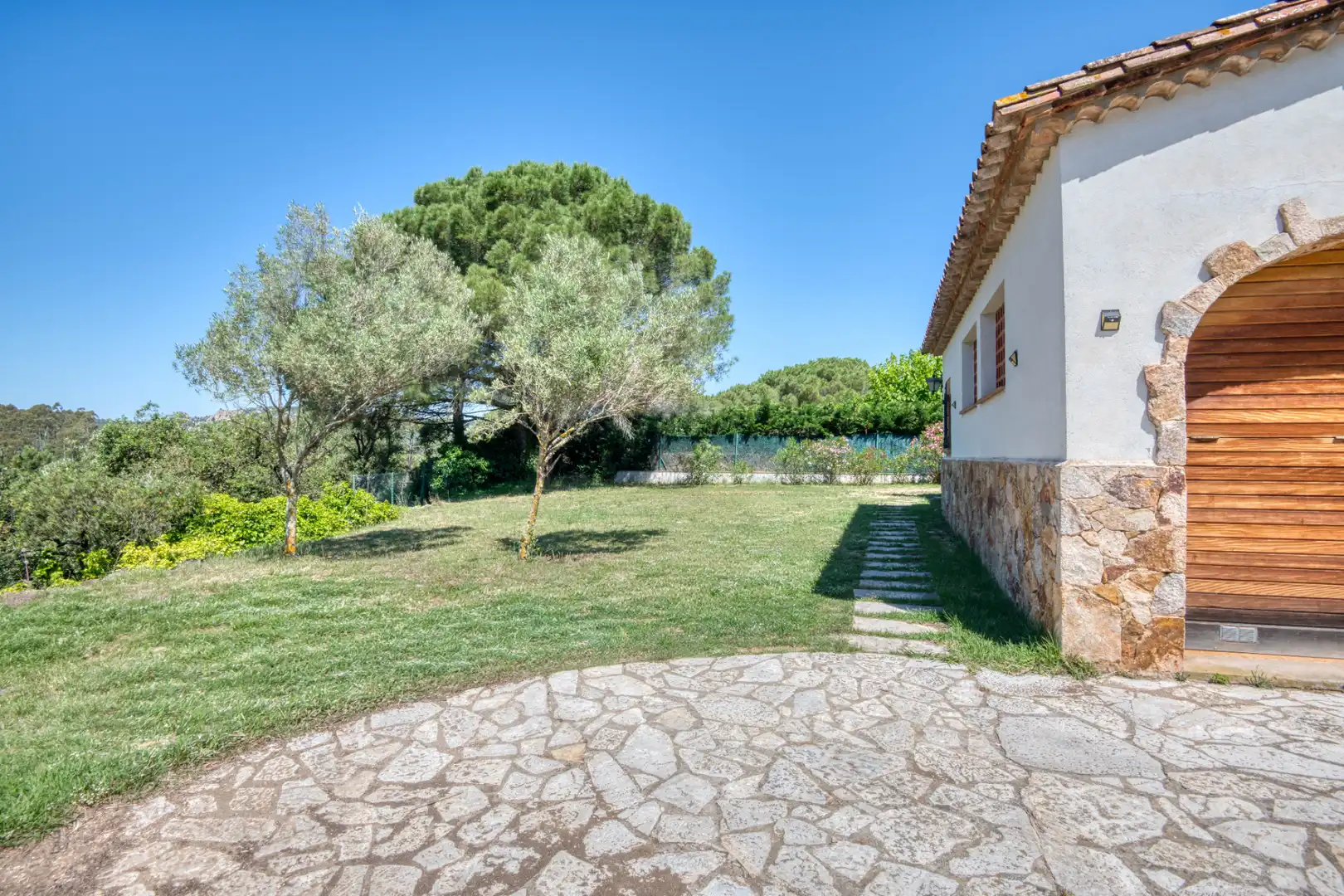 Garden of Houses for sale in Santa Cristina d'Aro  with Furnished, Oven and Washing machine