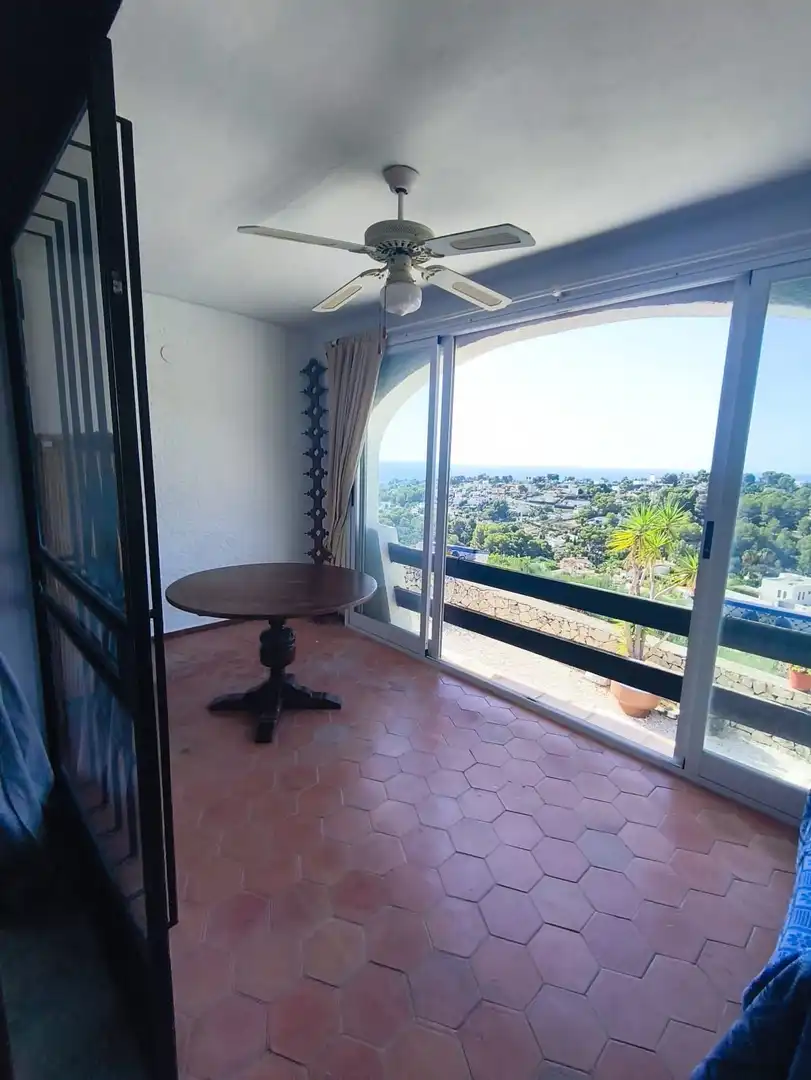 Balcony of Houses for sale in Benissa  with Air Conditioner