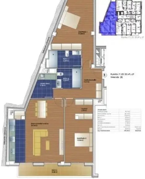Flat with terrace for sale in Posío