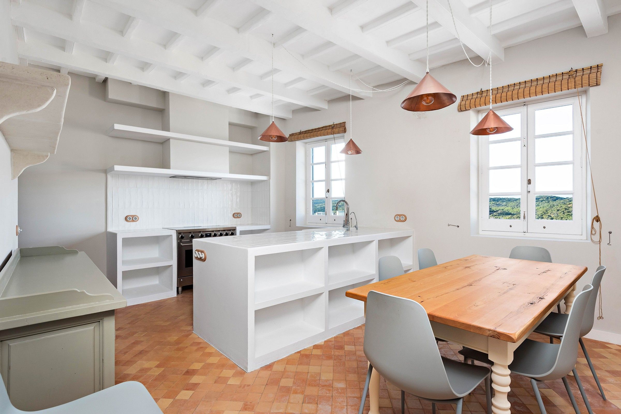 Kitchen of Country house for sale in Maó  with Heating and Terrace