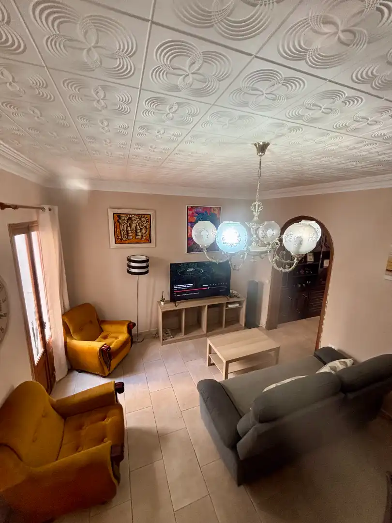 Sala de estar de Casa o chalet en venta en Alcúdia con Amueblado, Horno y Lavadora