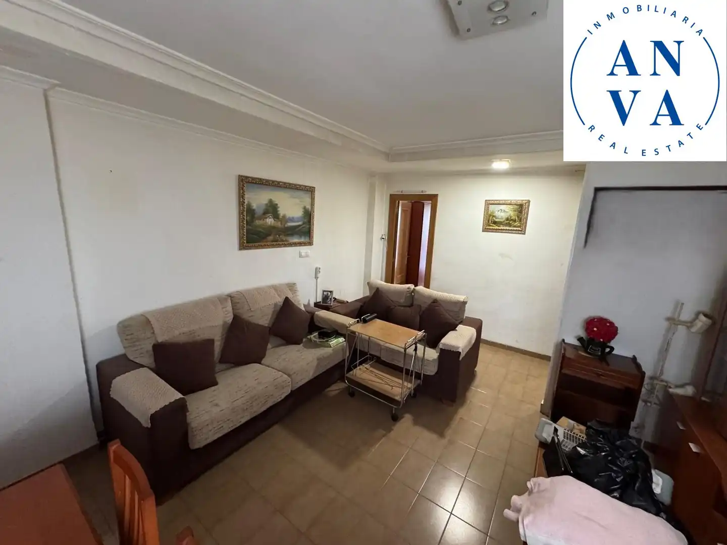 Sala de estar de Piso en venta en San Vicente del Raspeig / Sant Vicent del Raspeig con Balcón