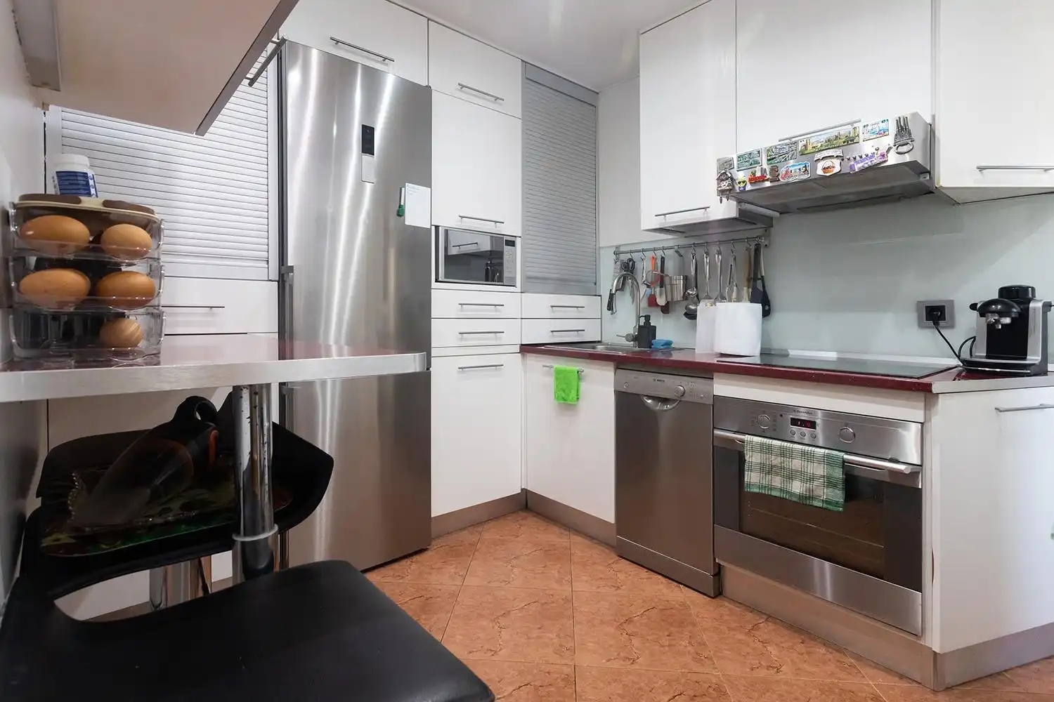 Küche von Wohnung zum Verkauf in Alcalá de Henares mit Klimaanlage, Heizung und Terrasse