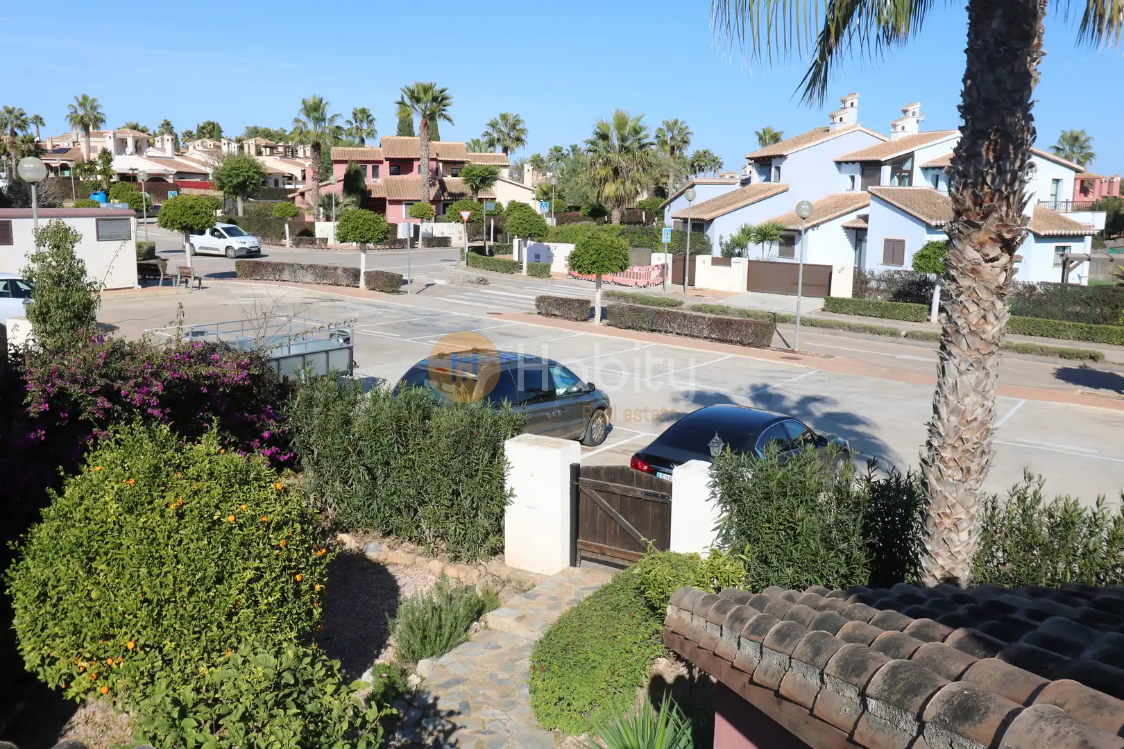 Vista exterior de Casa adosada en venda en Fuente Álamo de Murcia amb Aire condicionat, Calefacció i Jardí privat