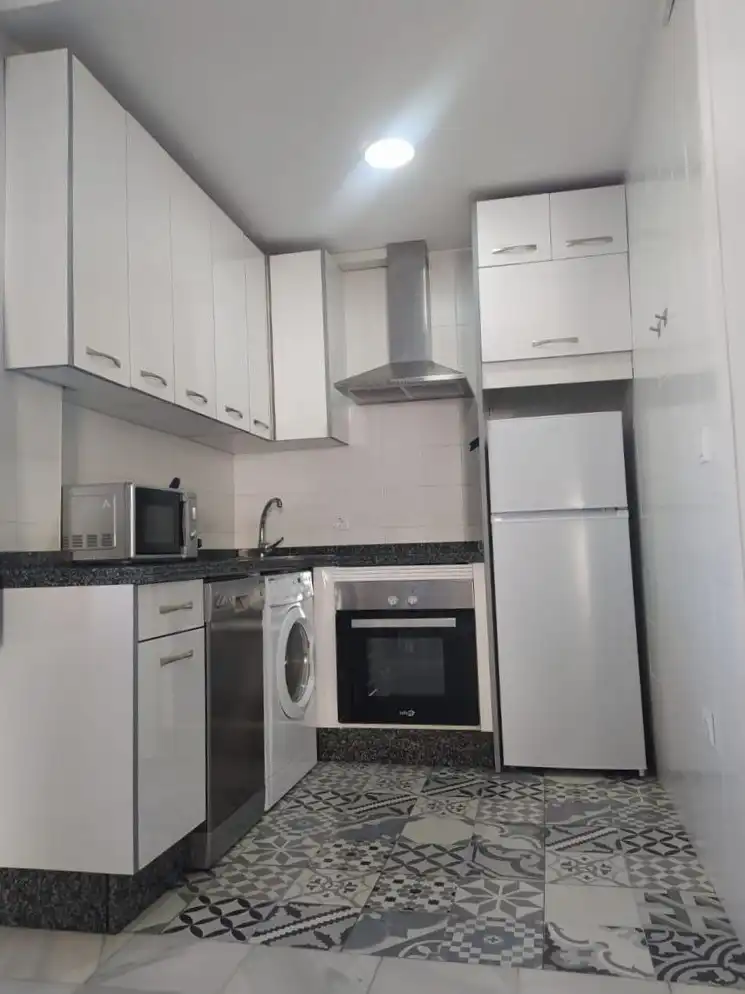 Kitchen of Attic for rent in Alcalá de Guadaira  with Air Conditioner, Terrace and Furnished