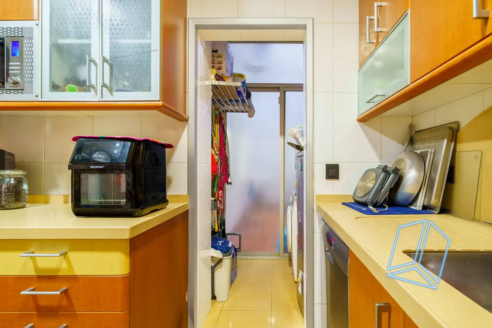 Kitchen of Flat for sale in Barcelona  with Heating and Balcony