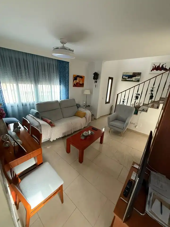 Sala de estar de Casa o chalet en venta en Málaga Capital con Aire acondicionado y Terraza