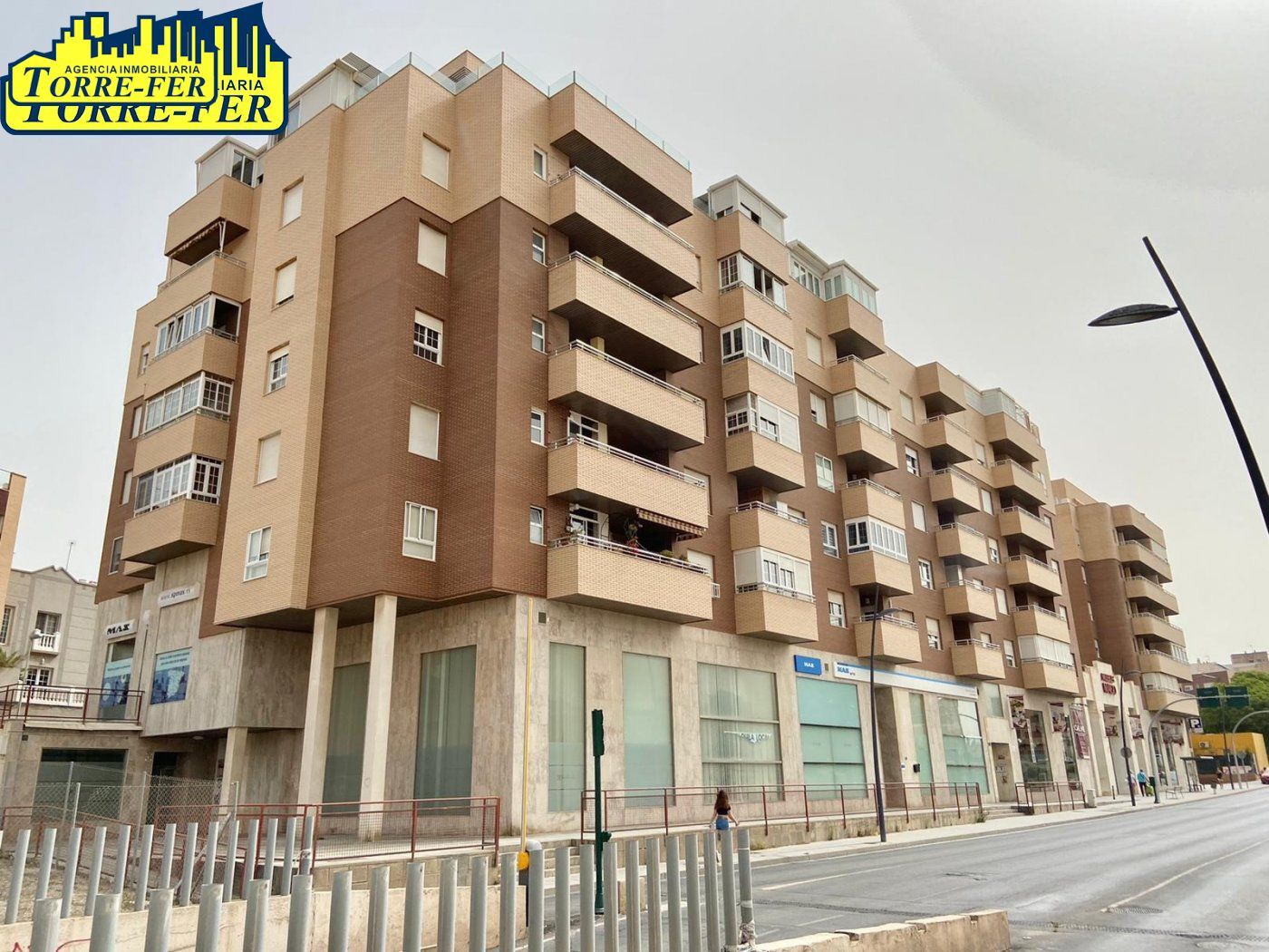 Exterior view of Flat to rent in  Almería Capital  with Air Conditioner and Terrace
