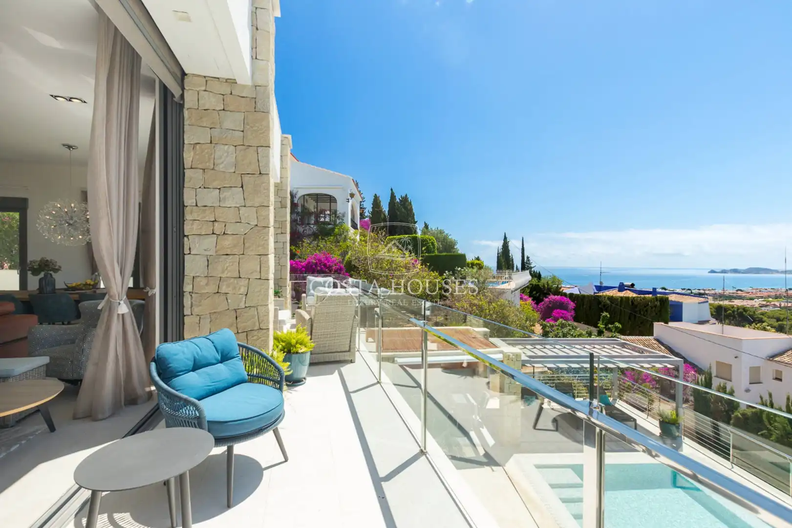 Terraza de Casa o chalet en venta en Jávea / Xàbia con Aire acondicionado, Jardín privado y Terraza