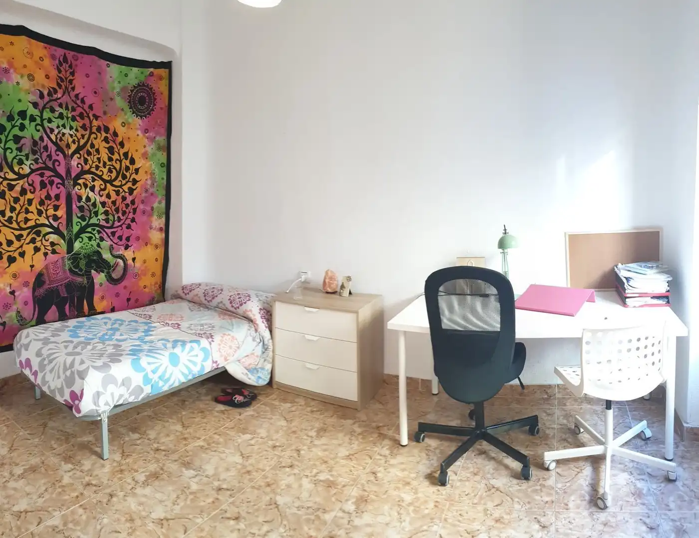 Bedroom of Flat for rent in Murcia  with Air Conditioner, Heating and Private garden