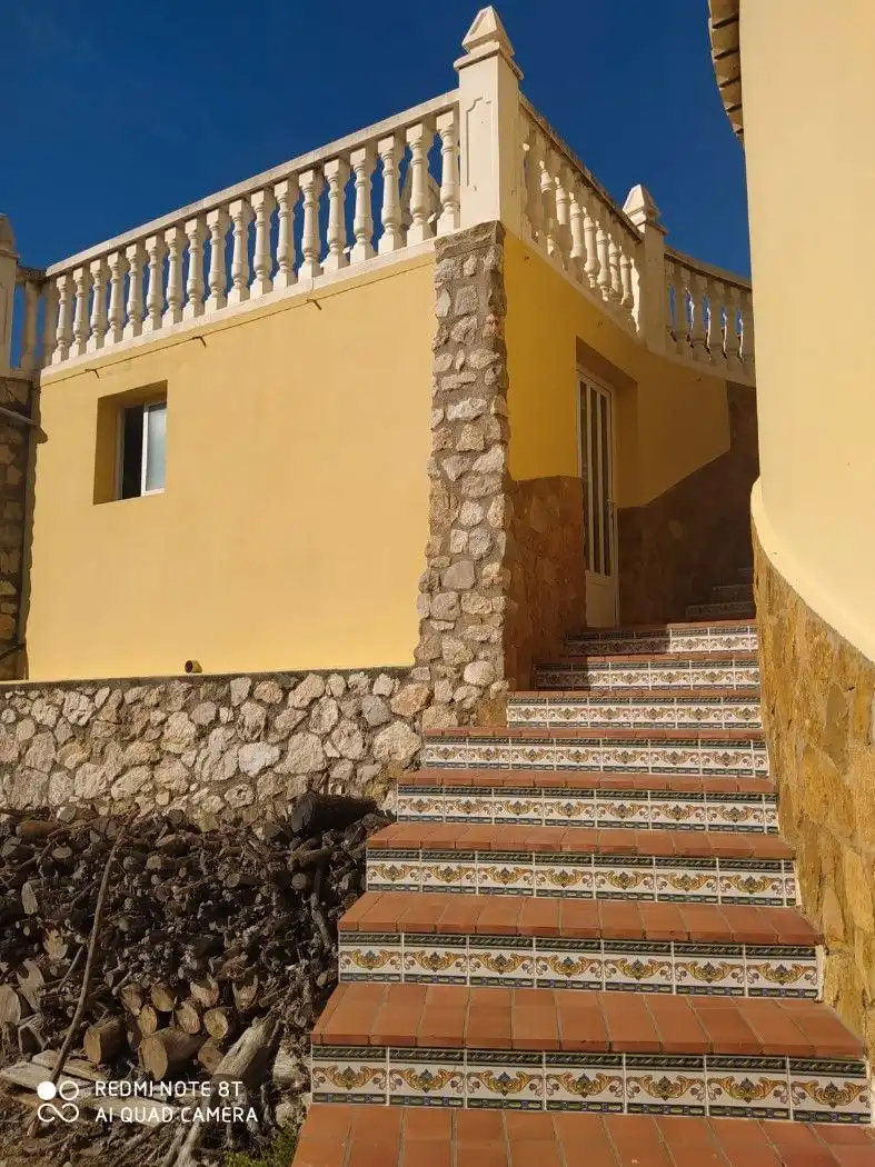 Vista exterior de Casa o chalet en venta en El Real de Gandia con Aire acondicionado, Trastero y Piscina