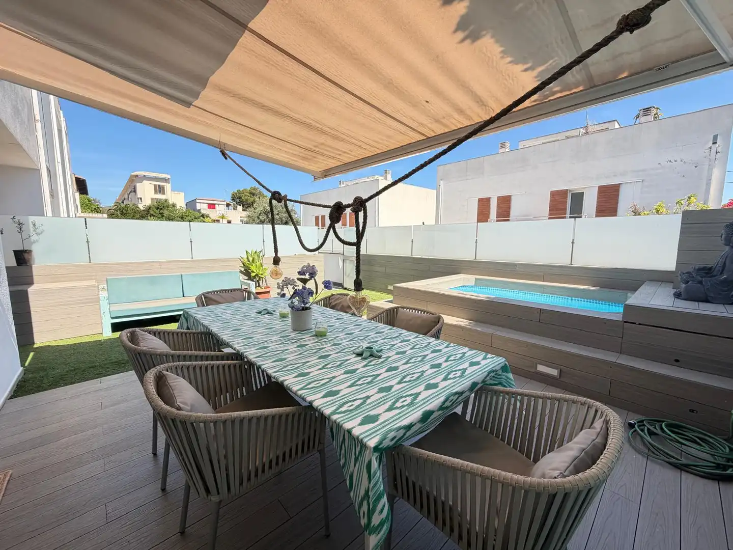 Terrassa de Casa adosada en venda en  Palma de Mallorca amb Aire condicionat, Calefacció i Parquet