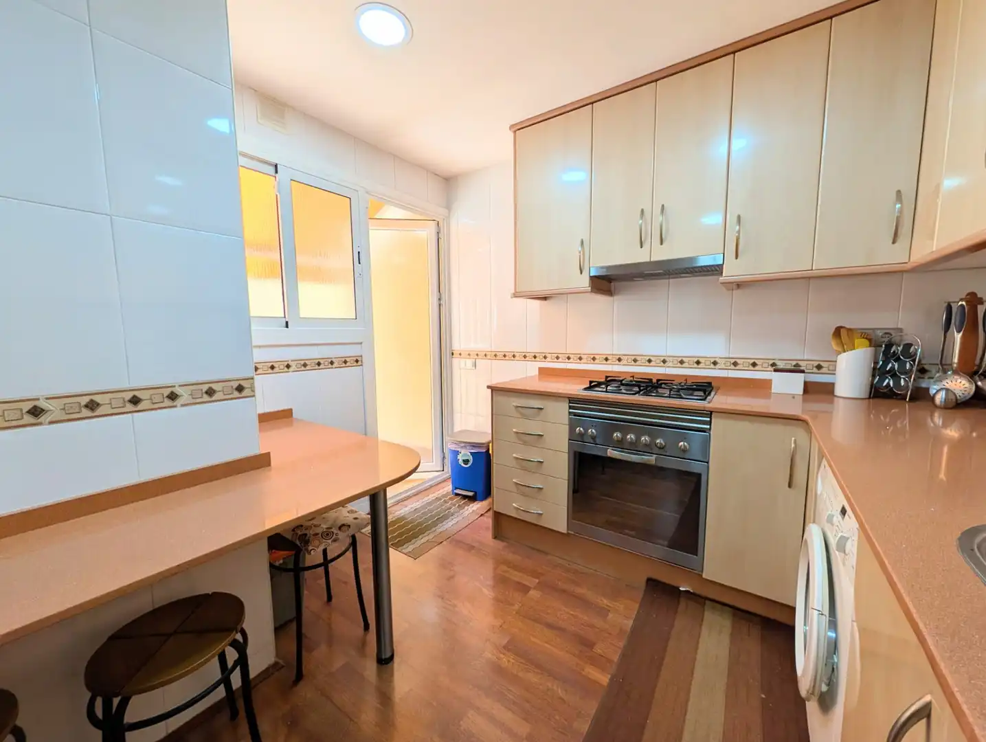 Cocina de Casa o chalet en venta en Santa Coloma de Gramenet con Aire acondicionado, Calefacción y Parquet