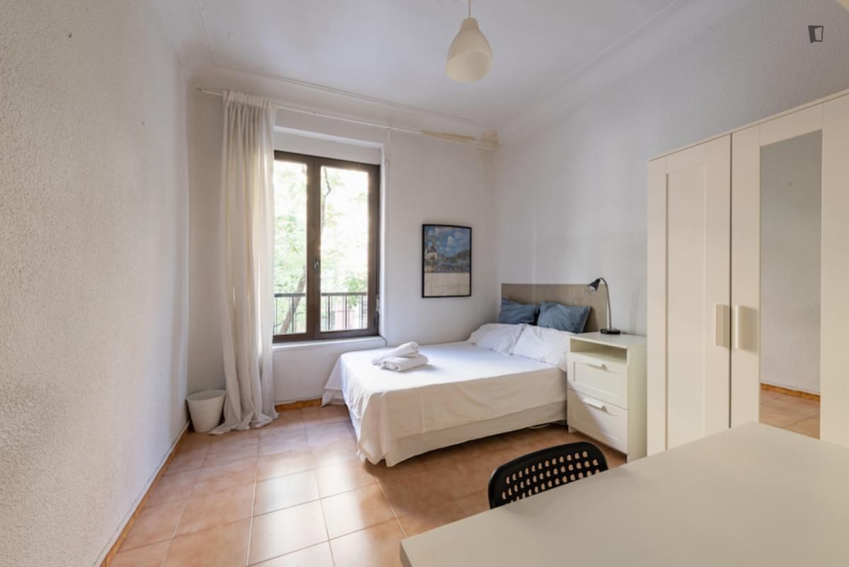 Bedroom of Apartment for share in  Madrid Capital  with Heating, Furnished and Oven