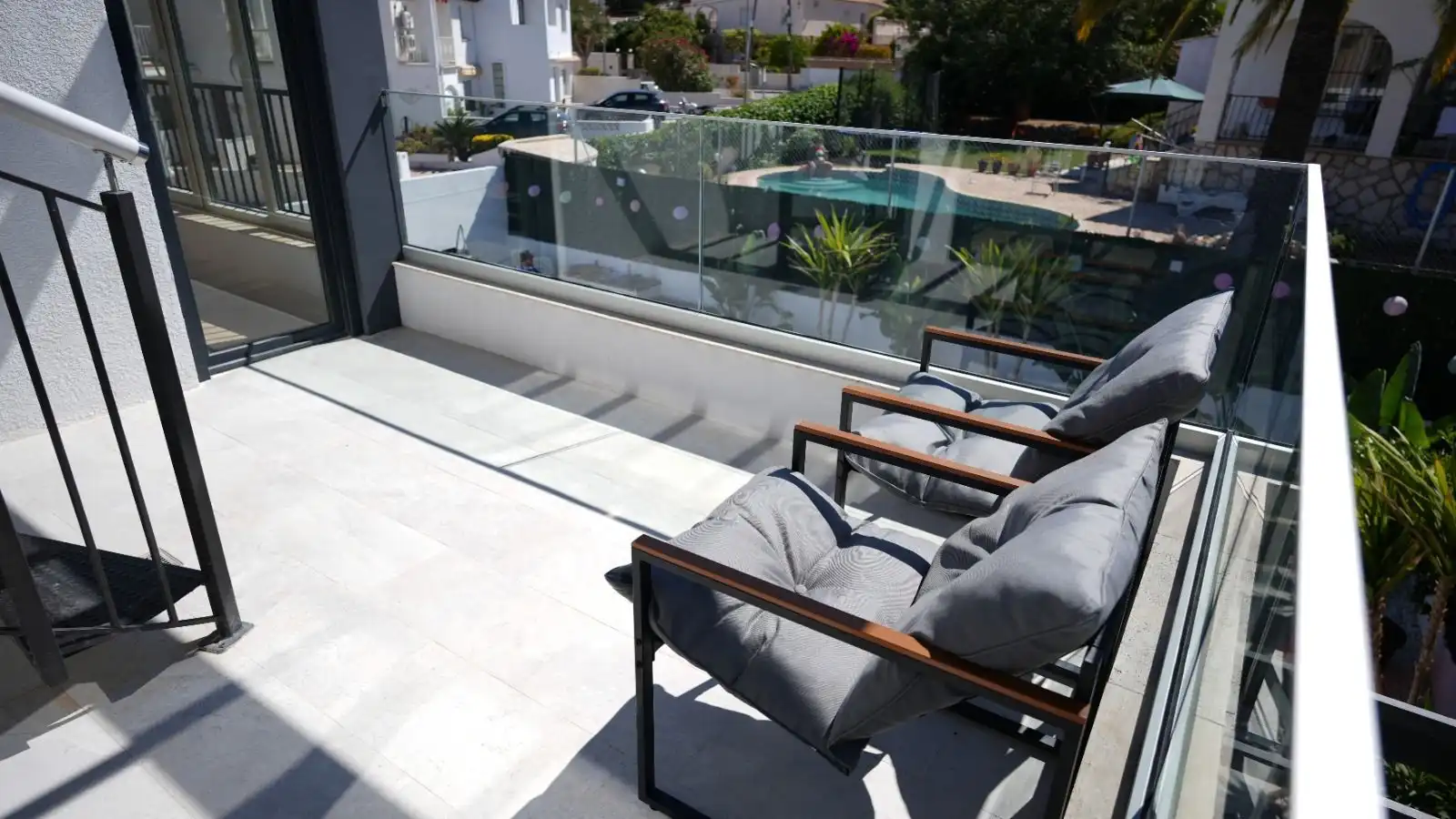 Terraza de Casa o chalet en venta en La Nucia con Aire acondicionado, Jardín privado y Terraza