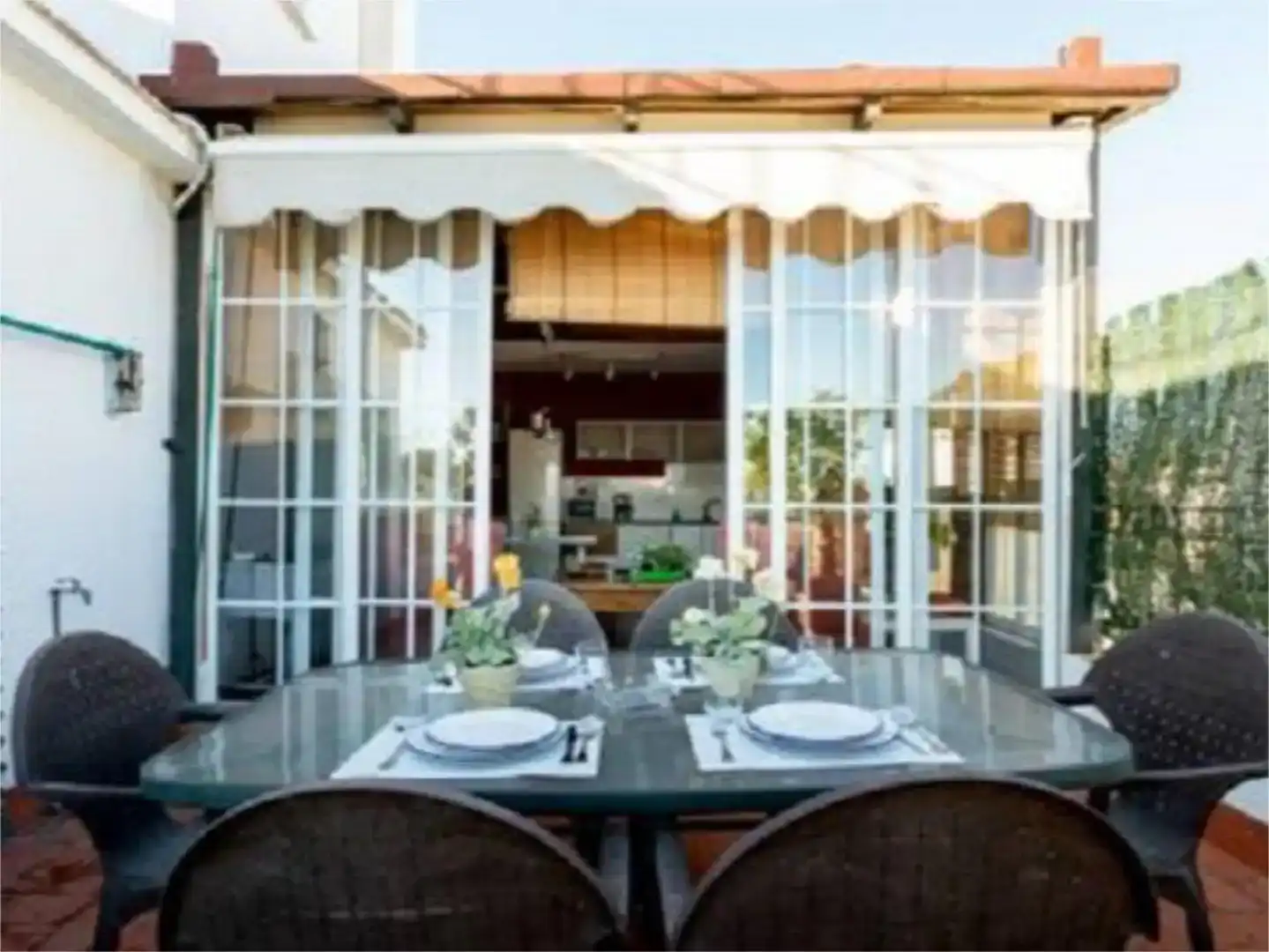 Terrasse von Maisonette zur Miete in Sevilla mit Klimaanlage, Parkett und Abstellraum