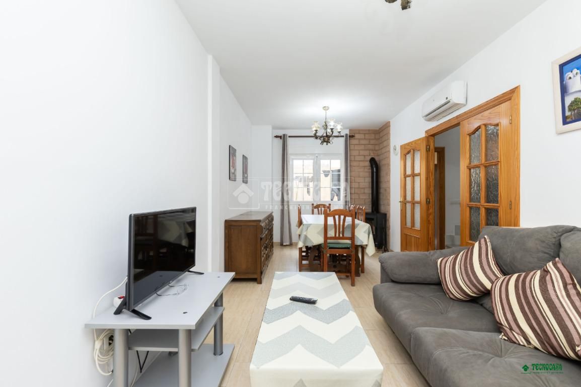 Living room of Single-family semi-detached for sale in Antas  with Air Conditioner, Terrace and Balcony