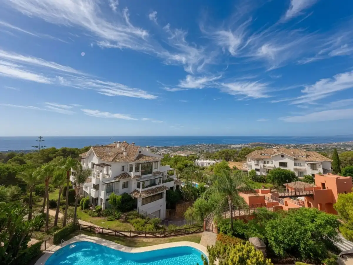 Exterior view of Attic for sale in Marbella  with Air Conditioner, Terrace and Storage room