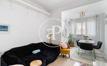 Living room of Flat to rent in  Barcelona Capital  with Heating, Furnished and Balcony