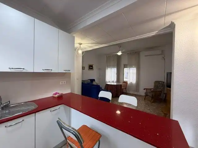 Cocina de Apartamento en venta en Murcia con Aire acondicionado, Calefacción y Jardín privado