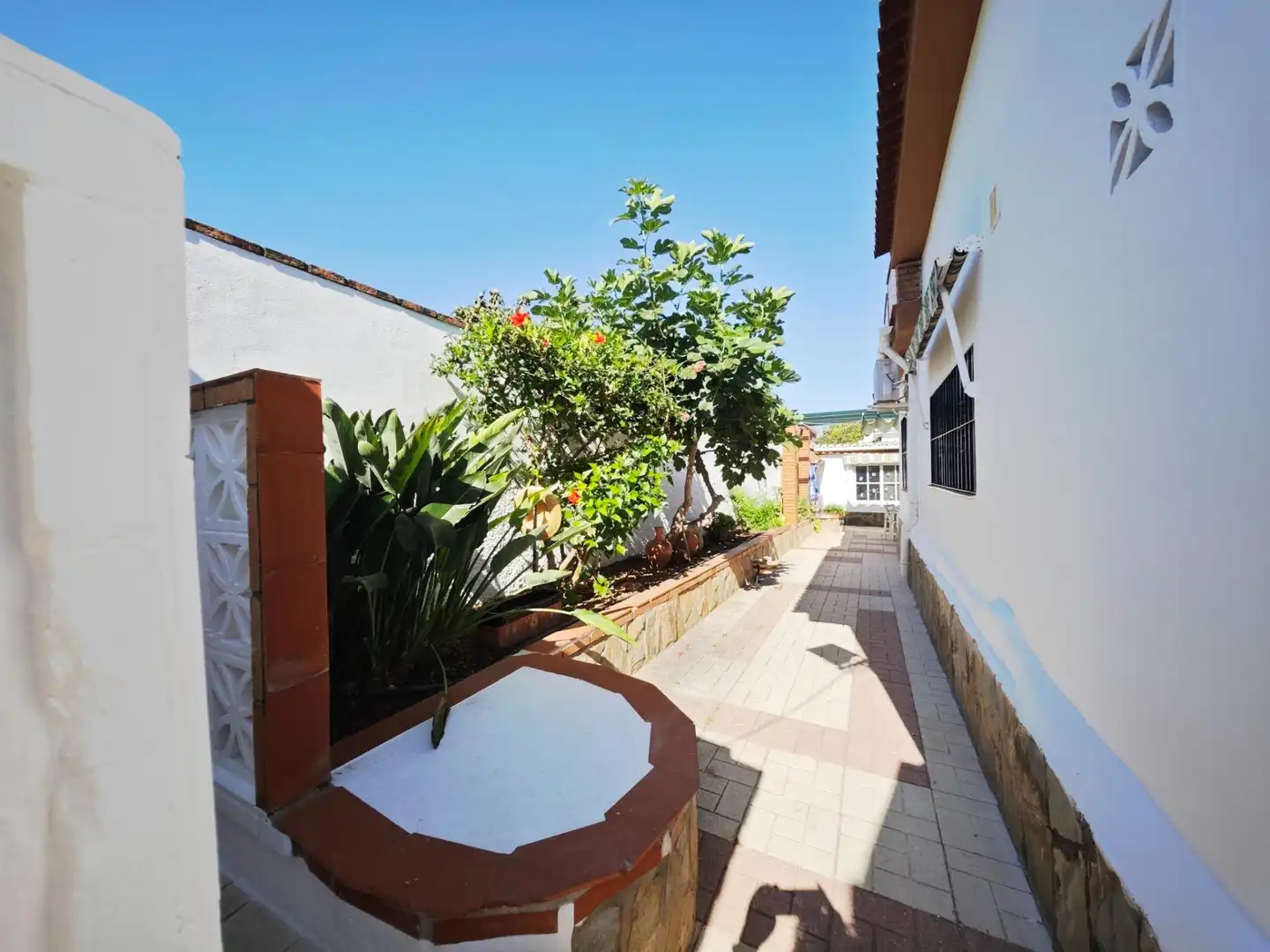 Terrasse von Haus oder Chalet zur Miete in Alhaurín de la Torre mit Klimaanlage, Heizung und Privatgarten