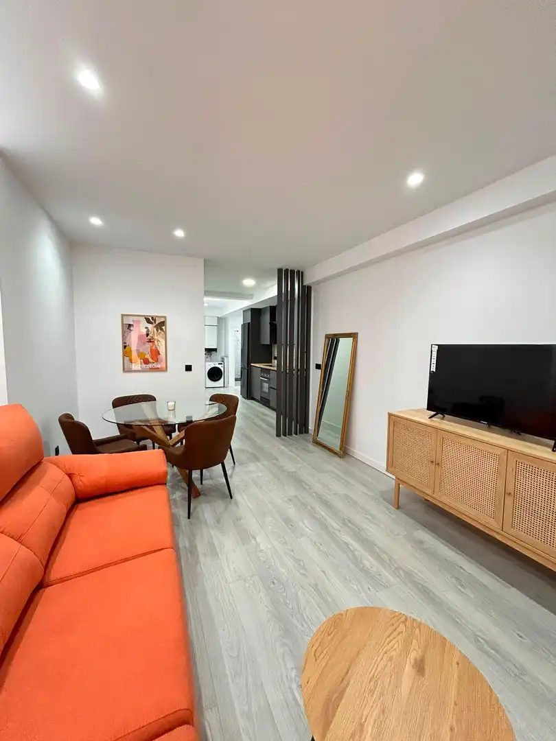 Living room of Study for rent in Murcia  with Air Conditioner, Terrace and Furnished