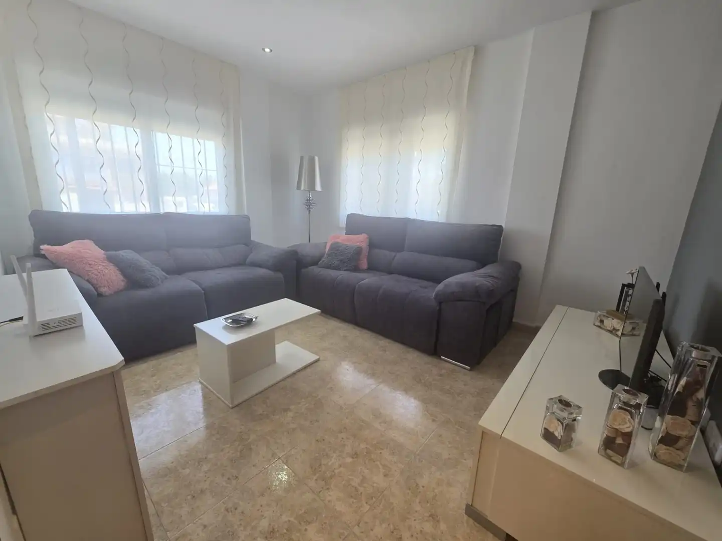 Sala d'estar de Planta baixa en venda en San Javier amb Aire condicionat, Calefacció i Jardí privat