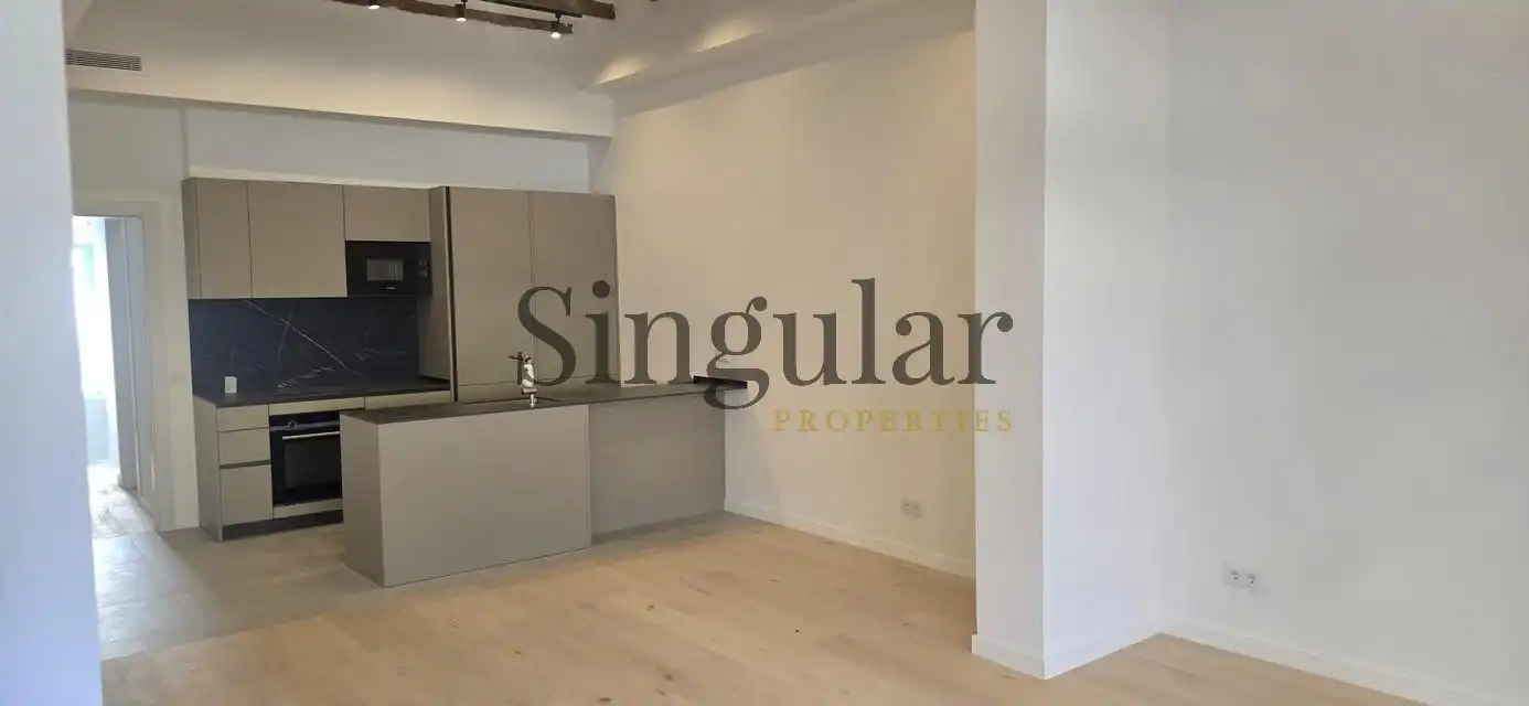 Cocina de Dúplex en venta en Barcelona con Aire acondicionado, Calefacción y Jardín privado