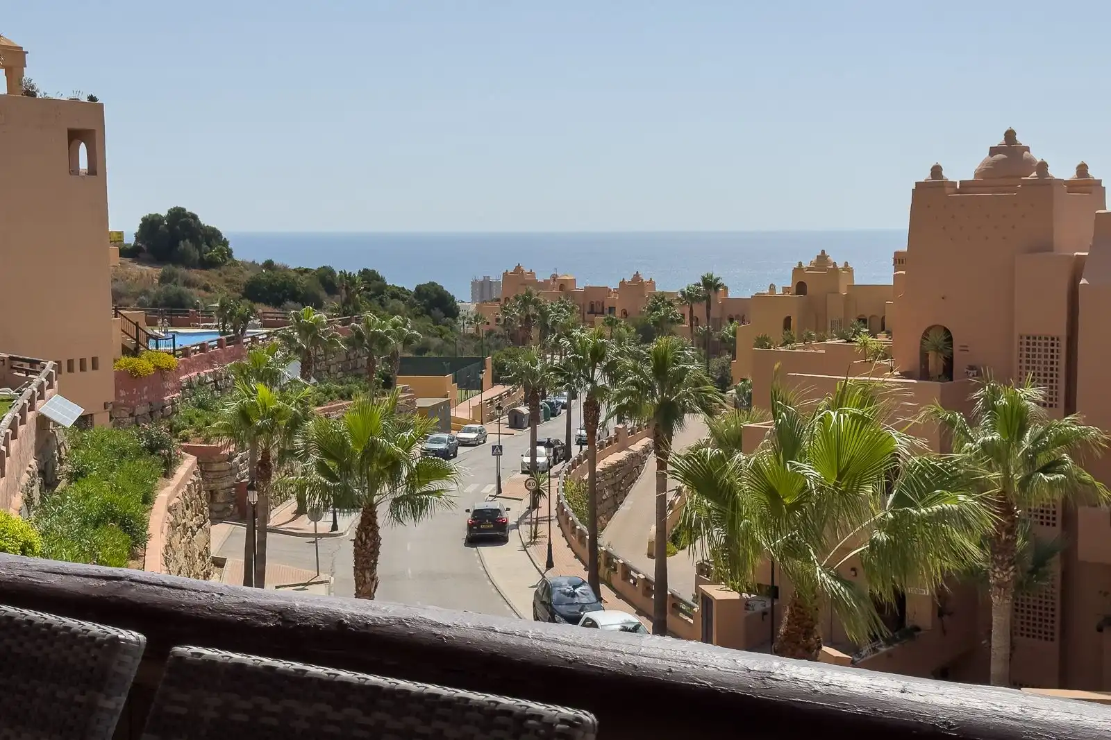 Exterior view of Flat for sale in Manilva  with Air Conditioner, Terrace and Furnished