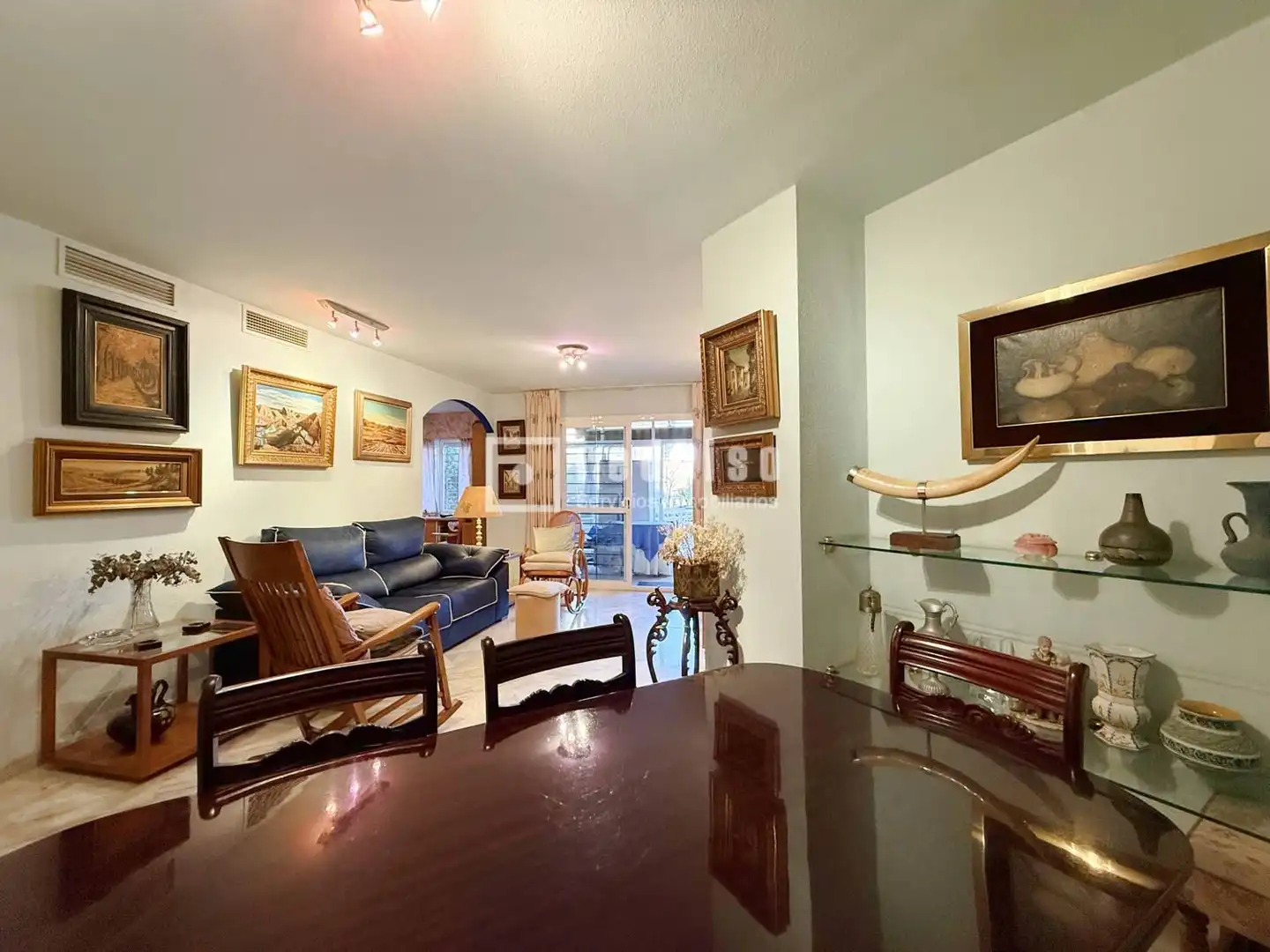 Sala de estar de Piso en venta en Málaga con Aire acondicionado y Terraza