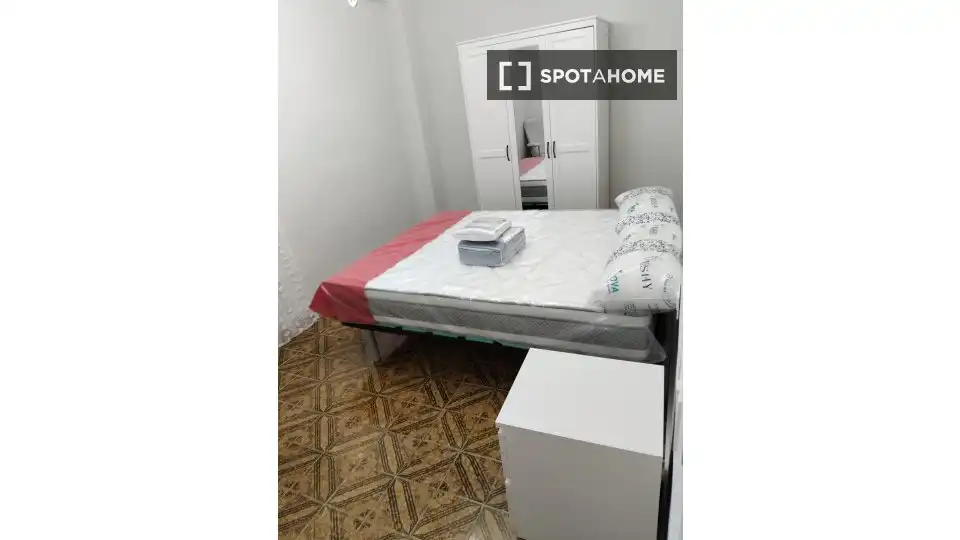 Schlafzimmer von Wohnungen zur untervermieten in Utiel mit Klimaanlage, Terrasse und Möbliert