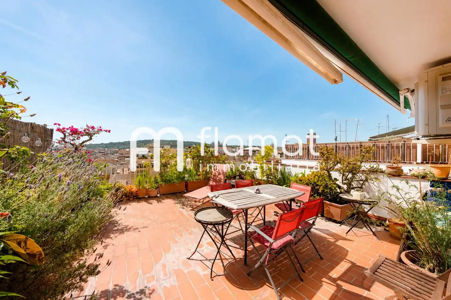 Terrace of Attic for sale in Barcelona  with Air Conditioner, Terrace and Furnished