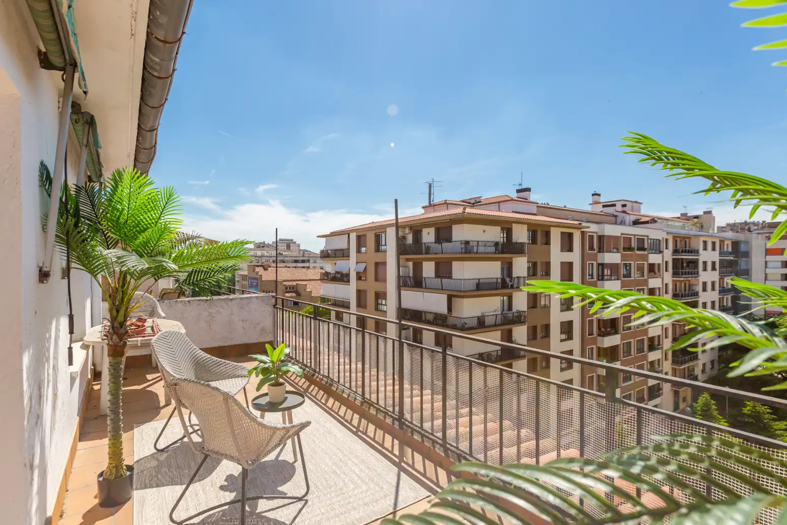Terrace of Attic for sale in  Pamplona / Iruña  with Parquet flooring, Terrace and Balcony