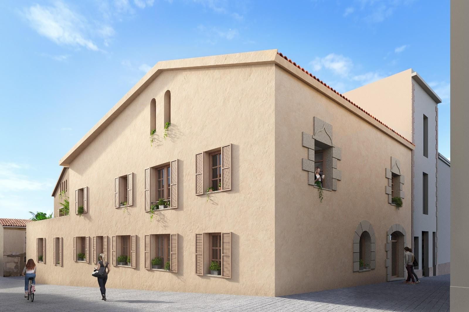 Exterior view of Flat for sale in Sant Boi de Llobregat  with Air Conditioner, Heating and Parquet flooring