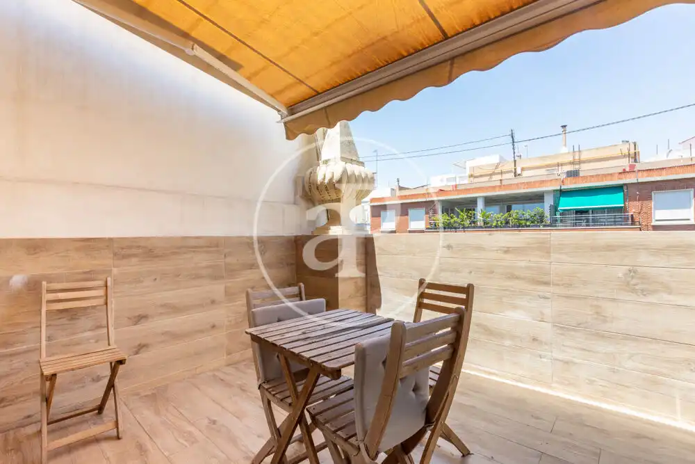 Terrasse von Wohnung zur Miete in Valencia mit Klimaanlage, Terrasse und Abstellraum