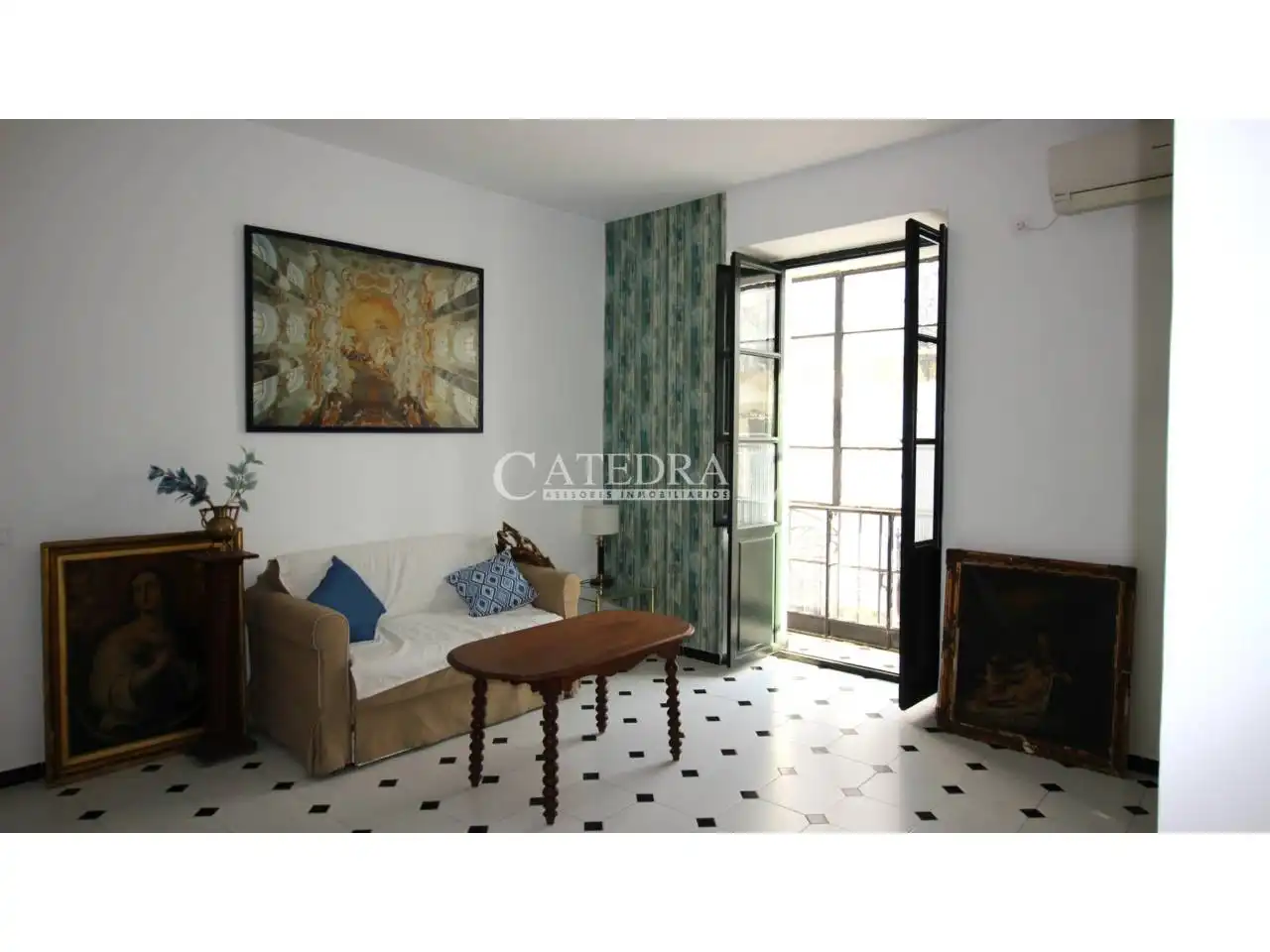 Habitación de Apartamento de alquiler en Sevilla con Aire acondicionado, Amueblado y Balcón