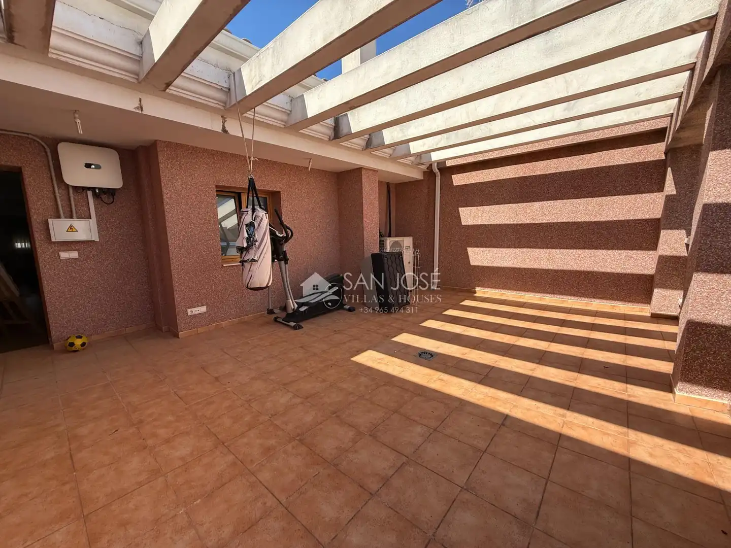 Terrassa de Casa o xalet en venda en Aspe amb Aire condicionat, Terrassa i Traster