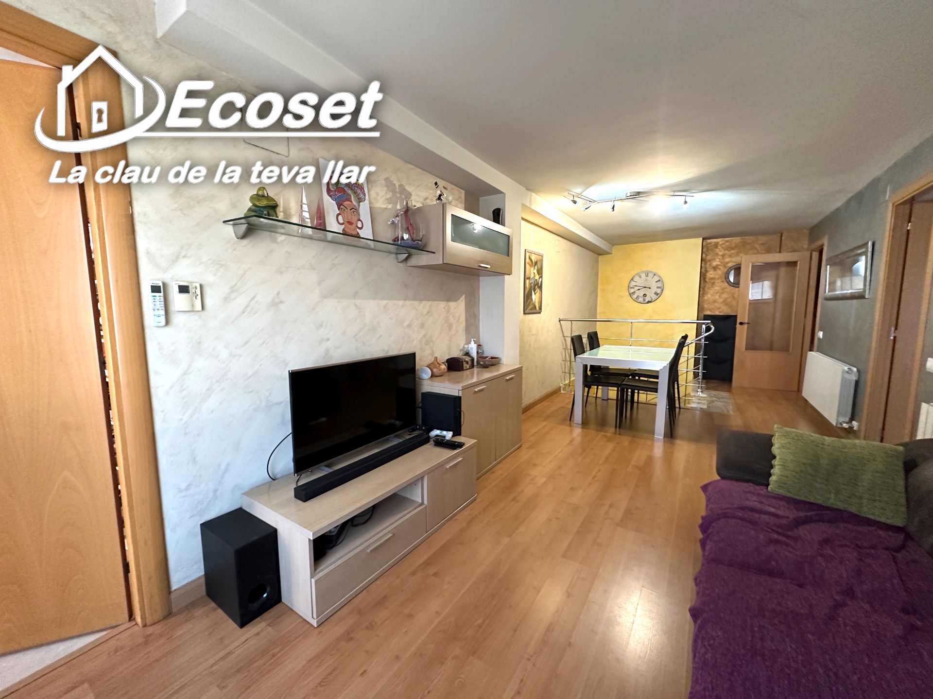 Living room of Duplex for sale in Vallirana  with Air Conditioner, Heating and Parquet flooring