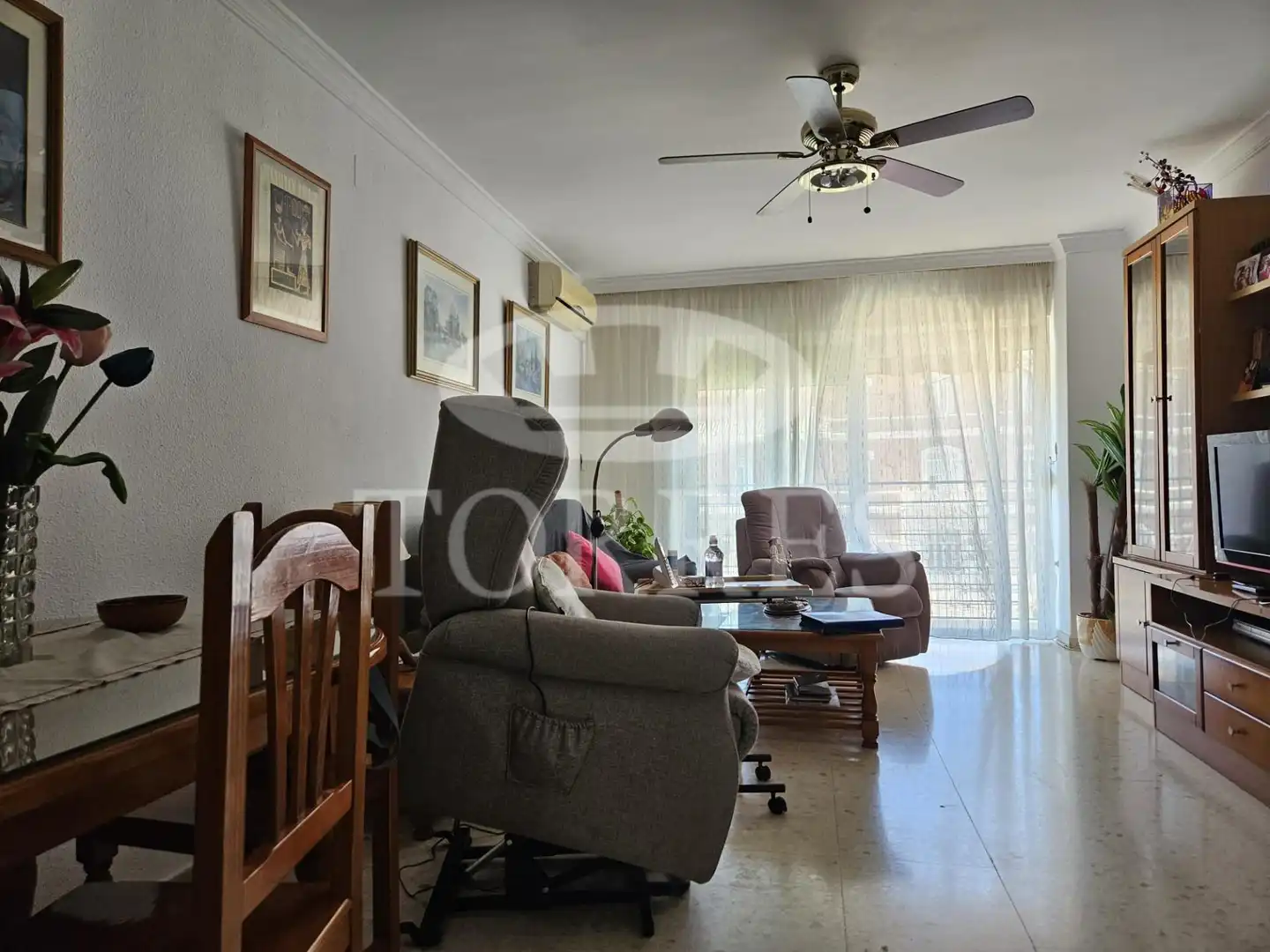 Sala de estar de Piso en venta en Málaga con Aire acondicionado