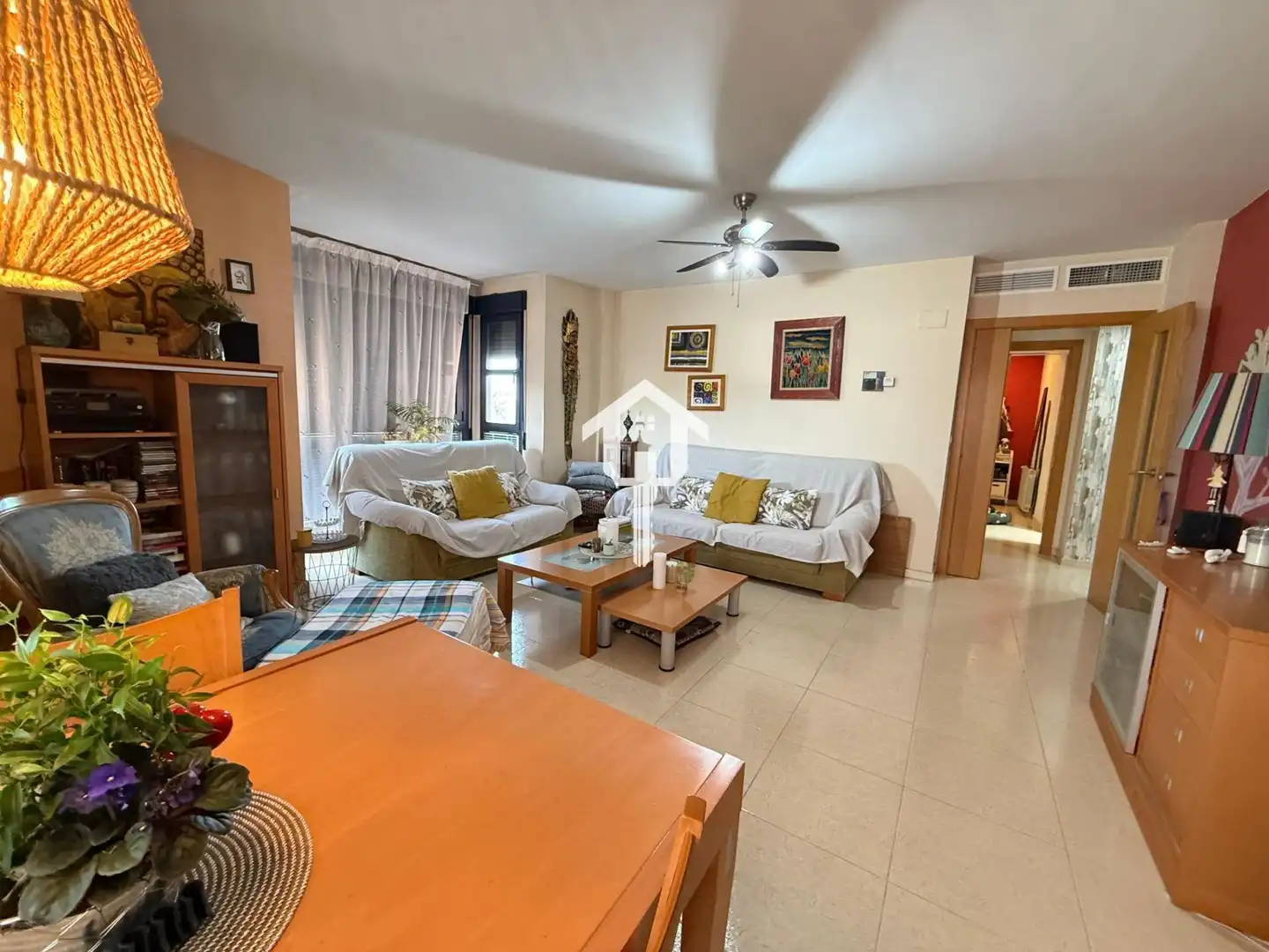Living room of Flat for sale in San Vicente del Raspeig / Sant Vicent del Raspeig  with Air Conditioner, Private garden and Furnished