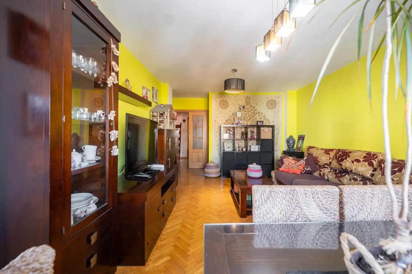 Sala de estar de Piso en venta en Ávila con Calefacción, Parquet y Terraza