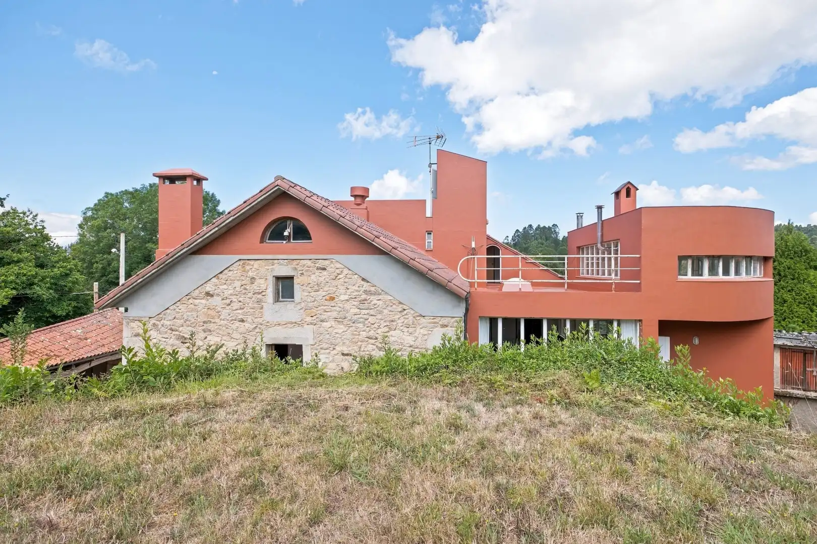Vista exterior de Finca rústica en venta en Vilarmaior con Calefacción, Jardín privado y Terraza