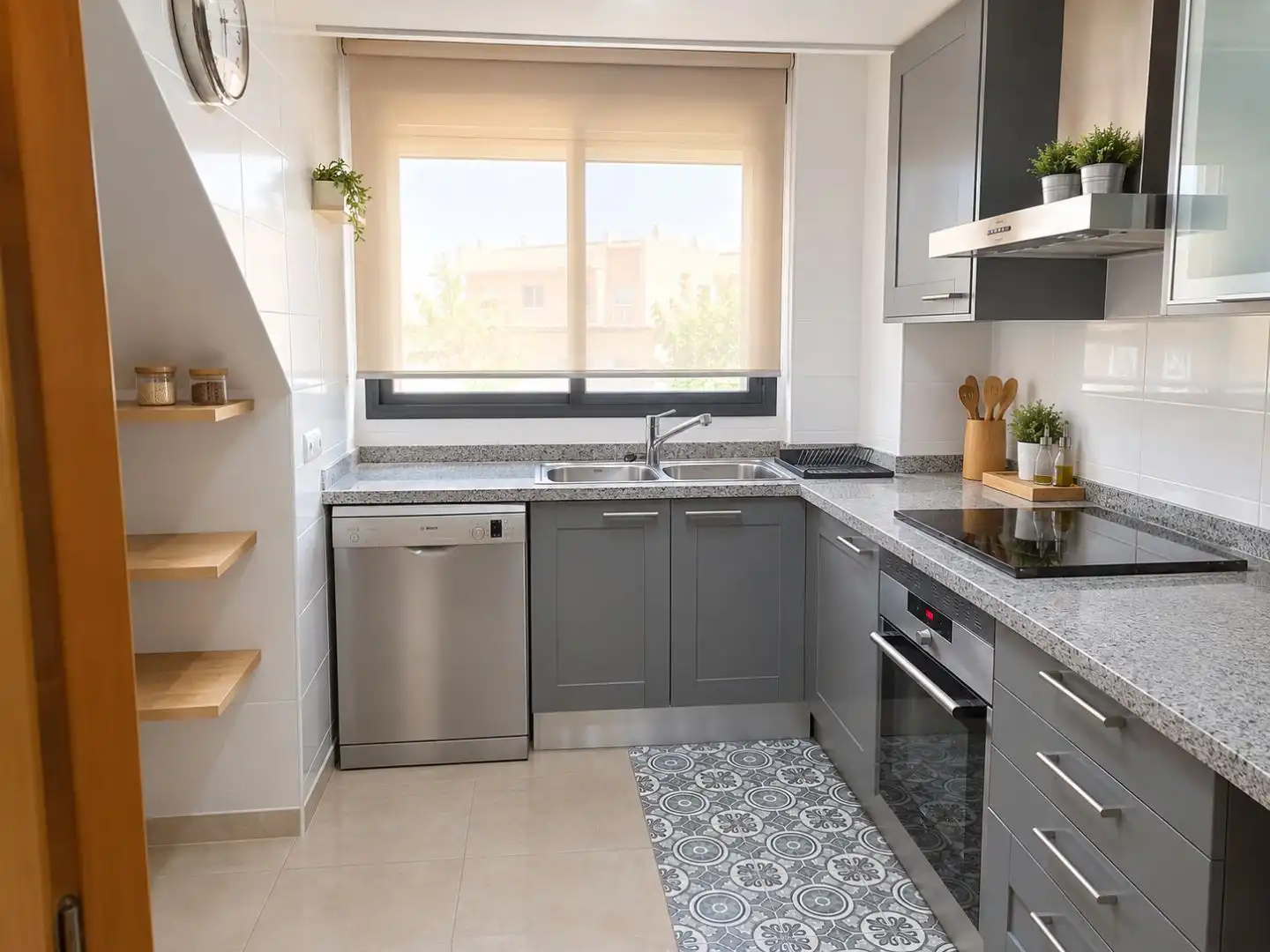 Kitchen of Duplexes for sale in Moncada  with Air Conditioner, Terrace and Storage room
